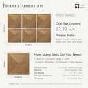 Acoustical Wall Panels, 6-Piece 23.62 X 23.62 Inches Art Acoustic Panels, Decorative Acoustic Panels, Acoustic Wall Panels, Sound Absorbing Wall Art, Arcadian Vortex