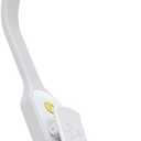 The Original Mighty Bright Recharge Clip On Rechargeable Book Light Reading Light, Warm Eye Care LEDs, Flexible, Durable, Dimmable, Perfect for Kids, Bookworms, Reading in Bed, Lasts 60 Hours (White)