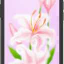 Wildflower Cases - Compatible with iPhone 13/14 | Protective Black Bumper, 6.5ft Drop Test Certified, Women Owned Small Business | Floral Nature Pink Green Dainty Trendy Cute | Sweet Lily