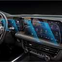 For 2025 2026 Chevrolet Suburban Screen Protector - (2PCS) 9H HD Tempered Glass - Chevy Suburban (LS, LT, RST, Z71, Premier, High Country) 17.7 Inch Touchscreen & 11 Inch Instrument Accessories