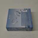 JISULIFE Portable Neck Fan, Hands-Free Bladeless, 5 Speeds, 4000 mAh Battery Operated Wearable Personal Fan, Twistable, Rechargeable, Gift for Women Men-Grey