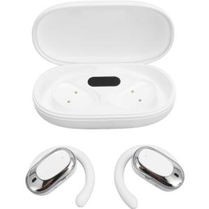 AI Language Translator Earbuds, Noise Reduction Real Time Translation Earbuds, 144 Languages & Accents Bluetooth 5.49 Online Translation Device for Android for Win (White)