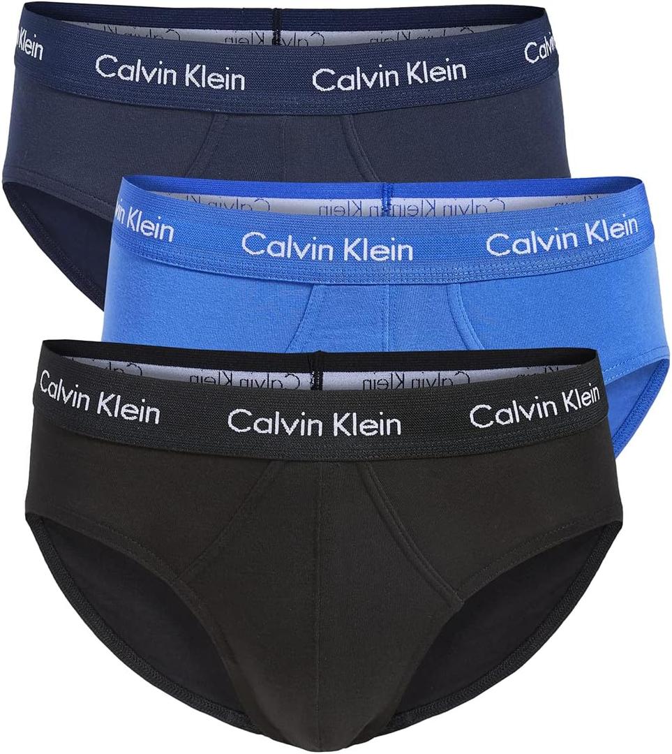 Calvin Klein Men's Cotton Stretch 3-Pack Brief (S)