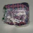 Dog Recovery Suit, Abdominal Wound After Surgery Wear, Anti Licking Bodysuit with Zipper, E-Collar & Cone Alternatives, Plaid Dog Spay Surgical Onesie Prevent Shedding (3XL, Red)