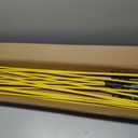 Electric Fence Posts 46 Inches, Fiberglass Step in Temporary Electric Fence Posts for Cows, Sheep, Dog, Portable Fence Stakes for Electric Fencing-50 PCS