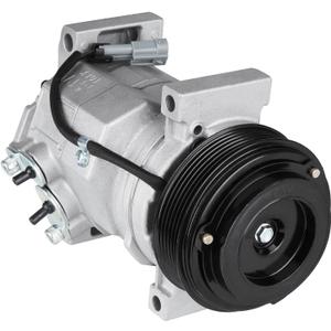 Air Conditioner AC Compressor With Clutch for Chevrolet Express/GMC Savana 1500 2500 3500 4.3L 4.8L 5.3L 6L 6.6L 2008 2009, for Silverado/Sierra 1500 2500 3500 HD 4.3 6.6 2003-2013