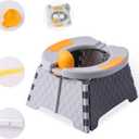 Portable Potty for Toddler Travel, Kids Travel Potty Training Chair with Travel Bag,Baby Potty Training Toilet for Outdoor and Indoor Easy to Clean(Gray) by Yszawmx,