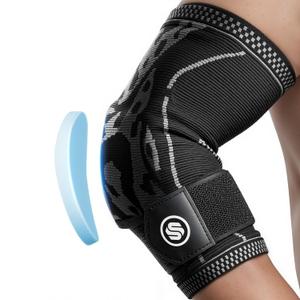 Elbow Compression Sleeve for Tendonitis, Bursitis Elbow Pad Brace  Elbow Brace with Side Springs & Foam Padding for Olecranon Joint Pain, Arthritis, Bursa Protection, Men & Women(Black, Small)