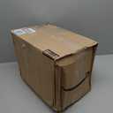 Geosar 800 Pcs Kraft Bags with Window Stand Up 7 X 10 Inch Pouches