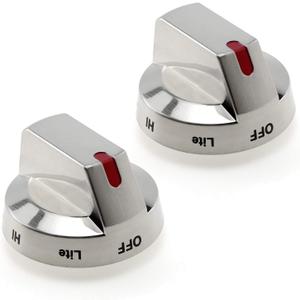 AMI PARTS DG64-00473A Stove Knobs Compatible with Samsung Stove Replacement NX58F5700WS NX58K7850SS NX58H5600SS NX58J7750SS NX58H5650WS Range Burner Dial Oven Knob 2PACK
