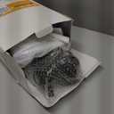 QPAU Inflatable Toddler Travel Bed with 3-Sided Safety Bumpers, Extra Large Kids Air Mattress, Includes Detachable Mattress, Portable for Camping, Travel, Home Use (Grey)