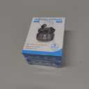 2 x Studio-Quality Wireless Ear Buds with Deep Bass & Enhanced Audio Clarity, Bluetooth 5.4, 10-Year Lifespan Earbuds, ENC Noise Cancelling Calls, Secure Fit Memory Foam Tips, IPX6 Waterproof (Black)