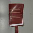 GAEKEAO Womens Wallet Small Vegan Leather RFID Blocking Bifold Zipper Pocket Wallet Card Case Purse with ID Window (B1-Wax Red)