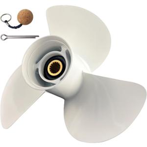 VRIWOY 14x11 Boat Propeller for Yamaha 50-130HP,Aluminum,15 Spline,RH