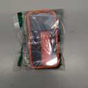 FNTCASE for iPhone 16 Phone Case: Military Grade [Built-in Screen Protector] [Kickstand] Matte Textured Drop Proof Protection Cover | Rugged Shockproof TPU Protective Sturdy Cases - Orange