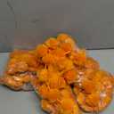 10 Pcs Orange Pom Pom Garland 5 Feet Marigold Garland for Decoration Ball Decor for Diwali Celebration Indian Weddings Birthday Day of The Dead Dia De Muertos Decor