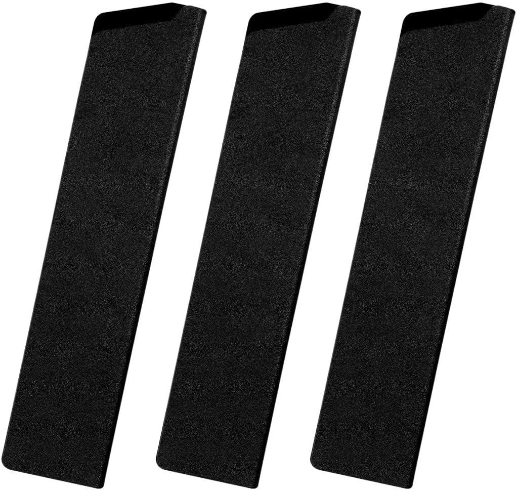 3pcs/set Safety Sheath Sleeves, Universal Edge Guards For 10'' Kitchen Knife, Black ABS Knife Cover Case, Blade Guard Protectors, Chef Knives Covers or Sleeve