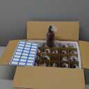 Easeen 24 Pack 4oz Amber Glass Dropper Bottles, Eye Dropper Bottles with Glass Droppers for Essential Oils, Perfumes(4oz, Amber)