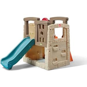 Step2 Woodland Climber II Kids Playset, Toddler Slide and Climbing Wall (75 x 47 x 53.75 inches)