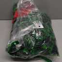 Wavwavw LED Christmas Car Spare Tire Decoration Make Your Own Truck Wreath 196.8 ft Tinsel Garland 24 Pcs Christmas Balls Ornaments Battery Operated Lights Outdoor Festive Accessory(Green)