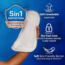TENA Sensitive Care Incontinence Pads, Bladder Control & Postpartum for Women, Overnight Absorbency, Extra Coverage, 90 Count