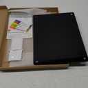 16"x12" Acrylic Magnetic Dry Erase Board for Fridge, Clear Acrylic Magnet Calendar for Refrigerator,Includes 6 Kinds Products Set(Black Blank)