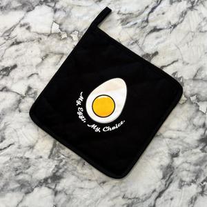 2 x My Eggs My Choice Potholder