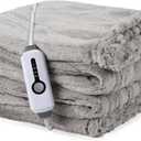 Heated Blanket Electric Throw  72x84
