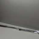 Zenna Home Curtain Rods for Windows 48 to 120 Inches, Adjustable Single Decorative Caf Rod, Easy to Install Window Curtain Rod with Perfect Leveling and No Measuring, with Round Finials, Black