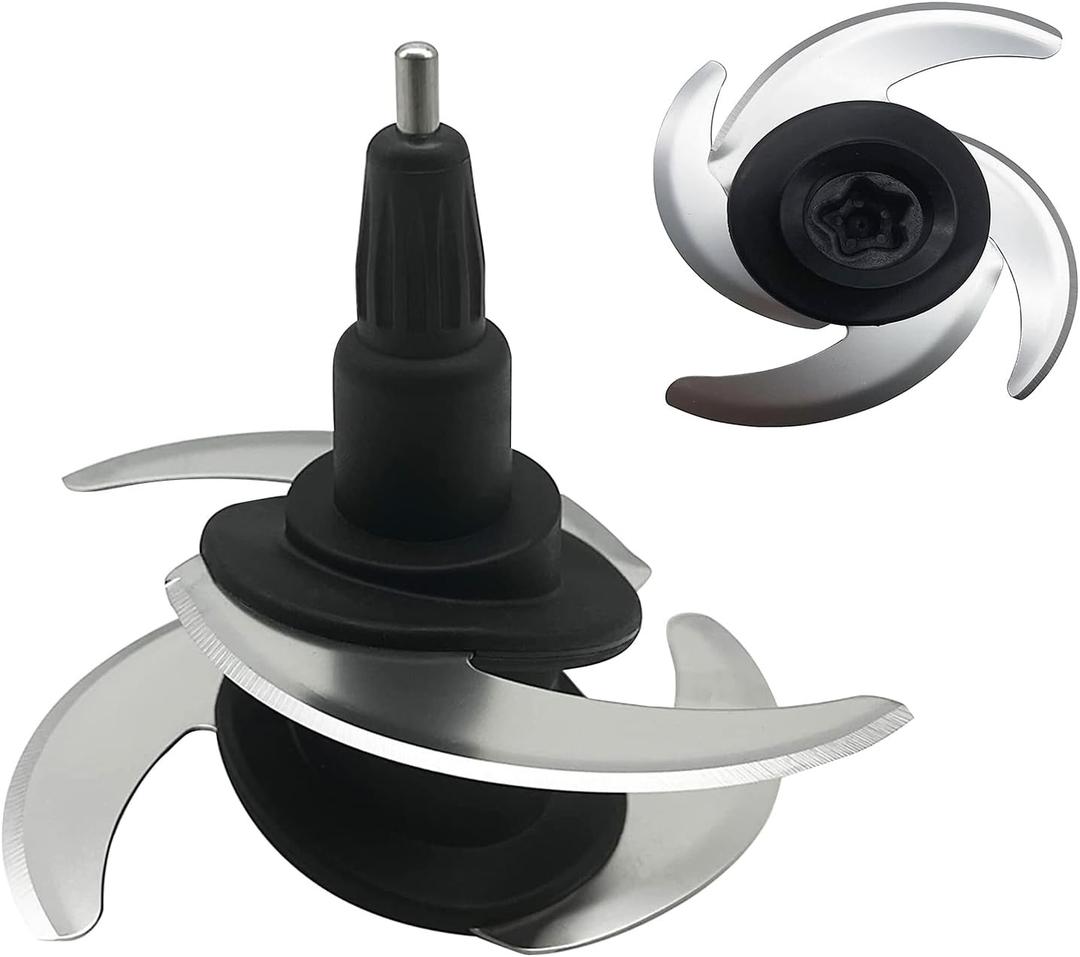 Blender 4 Blade Compatible with Ninja 64oz 72oz Food Processor Bowl Chopping Blade 319KKU770 8-Cup 9-Cup Pitcher CT682SP BL681A BL682 BL770 BL770AMZ and More