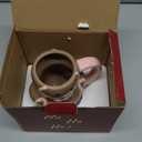 Christmas Mugs - Holiday Card & Gift Box Included - Gingerbread Man Design - Funny & Cute Coffee Christmas Mug - Perfect for Mom Kids Dad Gifts 13 Oz (Brown)