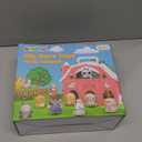 Aigybobo Farm Animals Big Barn Toys for 1 2 3 Year Old, Toddler Montessori Learning Toy, Farm Playset with Animal Figures and DIY Stickers, Christmas Birthday Gift for Baby Boys Girls Age 12-18 Months