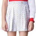 Children's Clothing Girls Zombie Cheerleader Uniform Mesh Top Hoodie Pants Cosplay Halloween Party Costume (White 1)