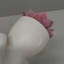 Der Rose 3 Pcs Fake Succulents Plants Artificial Pink Room Office Desk Decor for Women