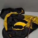 OYYJIG Magician Robe for Adult Teens, Wizard School Costume for Men Women,Four Magic College Styles Cloak Witch Hooded Cape (Medium, Yellow)