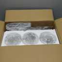 Dpyrrhic Modern Vanity Lighting Fixtures,3Light Black Bathroom Lighting Fixtures Over Mirror, Bathroom Wall Mounted Vanity Light with Milky White Glass Lampshade for Living Room, Bedroom, Hallway