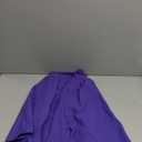 Unisex Adult Matte Graduation Gown & Robe, Purple, 1 PCS  4'6"-4'8" (39")
