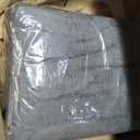 Tens Towels 4 Piece Extra Large Bath Towels 30 x 60 Inches, Dark Grey