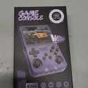 R36S Retro Handheld Game Console, 64GB Built-in Games, Save & Load Function, 3.5" IPS Screen, Portable Emulator Gaming Console for Travel, Adults & Nostalgic Players (Purple R36s 3.5")