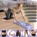 MOVOCA Pilates Board, Foldable Pilates Reformer Equipment with Timer, 7-in-1 Multi-Purpose Portable Pilates Reformer Machine Home Pilates Kit for Home Workout, Fitness, Exercise, Abs, Core Equipment