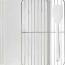 7PCS Nonstick Baking Sheet Set - 10x15in Jelly Roll Pan with Wire Rack, Silicone Spatula & 4 Cookie Cutters, Thickened Carbon Steel, Oven Safe 450C, Salted Gray