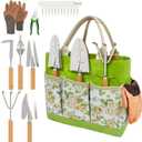 Gardening Tools 20-Piece Complete Gardening Essentials, Heavy Duty Garden Hand Tools Stainless Steel Ergonomic Rust-Proof Garden Tool Set - Ideal Gardening Gifts for Women Men Beginners Gardeners