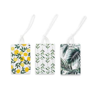 Conair Luggage Tag, Luggage Tags for Suitcases, Bag Tags for Luggage, Perfect for Vacations, Flights, and Cruises, 3 Pack 