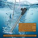 120V 1300W Portable Fully Submersible Electric Pool and Hot Tub Immersion Water Heater