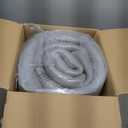 VALUXE 3 Inch Gel Memory Foam Mattress Topper Queen Size High Density Cooling Pad Pressure Relief Bed Topper Grey (with Removable & Washable Bamboo Cover)