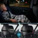 Dual Baby Car Camera, 7" 1080P Split Screen Baby Car Monitor with Night Vision, Rear Facing Car Seat Camera for 2 Kids Newborn Toddlers Travel Safety