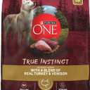 Purina ONE True Instinct Dry Dog Food, Real Turkey & Venison, 27.5 lb Bag (EXP 10/23/26)