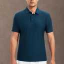 SAMERM Golf Shirts for Men Dry Fit Short Sleeve Mens Golf Shirt Performance Moisture Wicking Polo Shirts for Men (S)