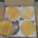 MHDCLY Overnight Oats Containers with Lids, 16oz Overnight Oats Jars 4 Pack, Oatmeal Cups, Meal Prep Containers, Glass Meal Prep Containers with Lids, China Pudding Jars