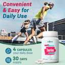 Gyumolics Taurine Supplement 2000mg - Amino Acid Supplement with L-Theanine, Inositol, B6 & B12 - Non-GMO, Gluten-Free, Vegetarian Capsules - 120 Taurine Capsules, BBD: MAY 01/2028
